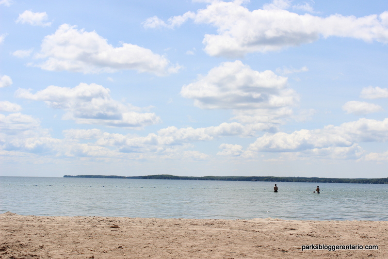 Swimming at Mara beach - Mara provincial park - Ontario