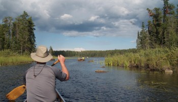 Paddling at Woodland Caribou Provincial Park