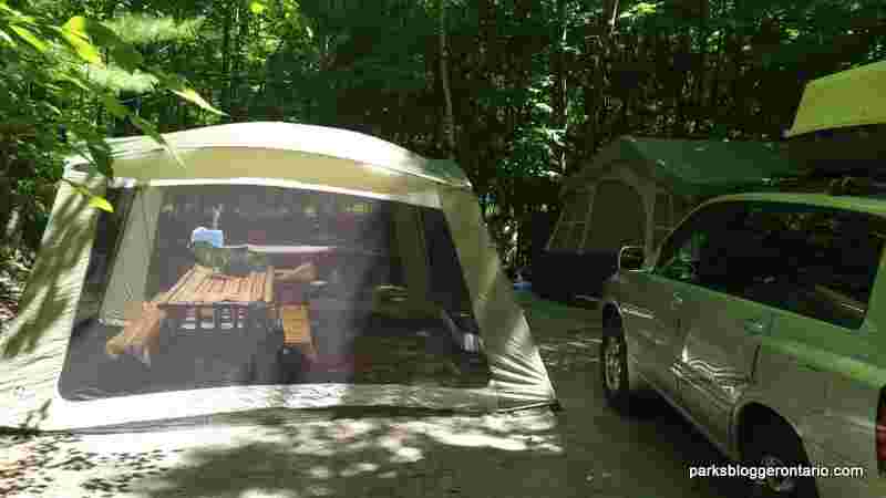 Kilcoursie campsite at Killbear provincial park