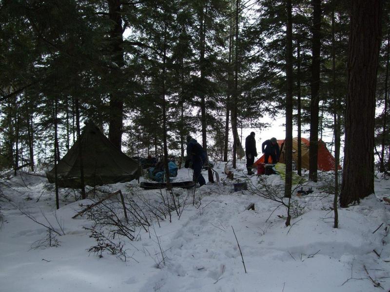 winter camping tents