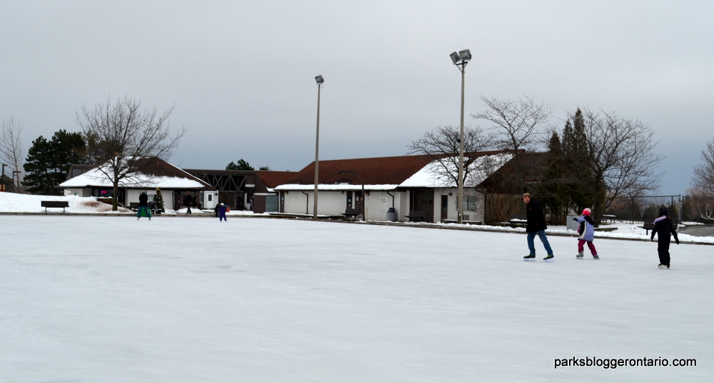 Skating rink at Bronte Creek Provincial Park