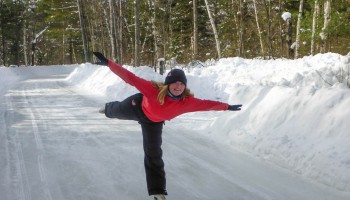 Ice Skating Arrowhead Provincial Park