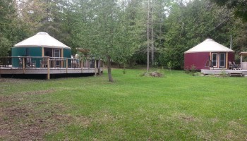 Yurts (outside view)