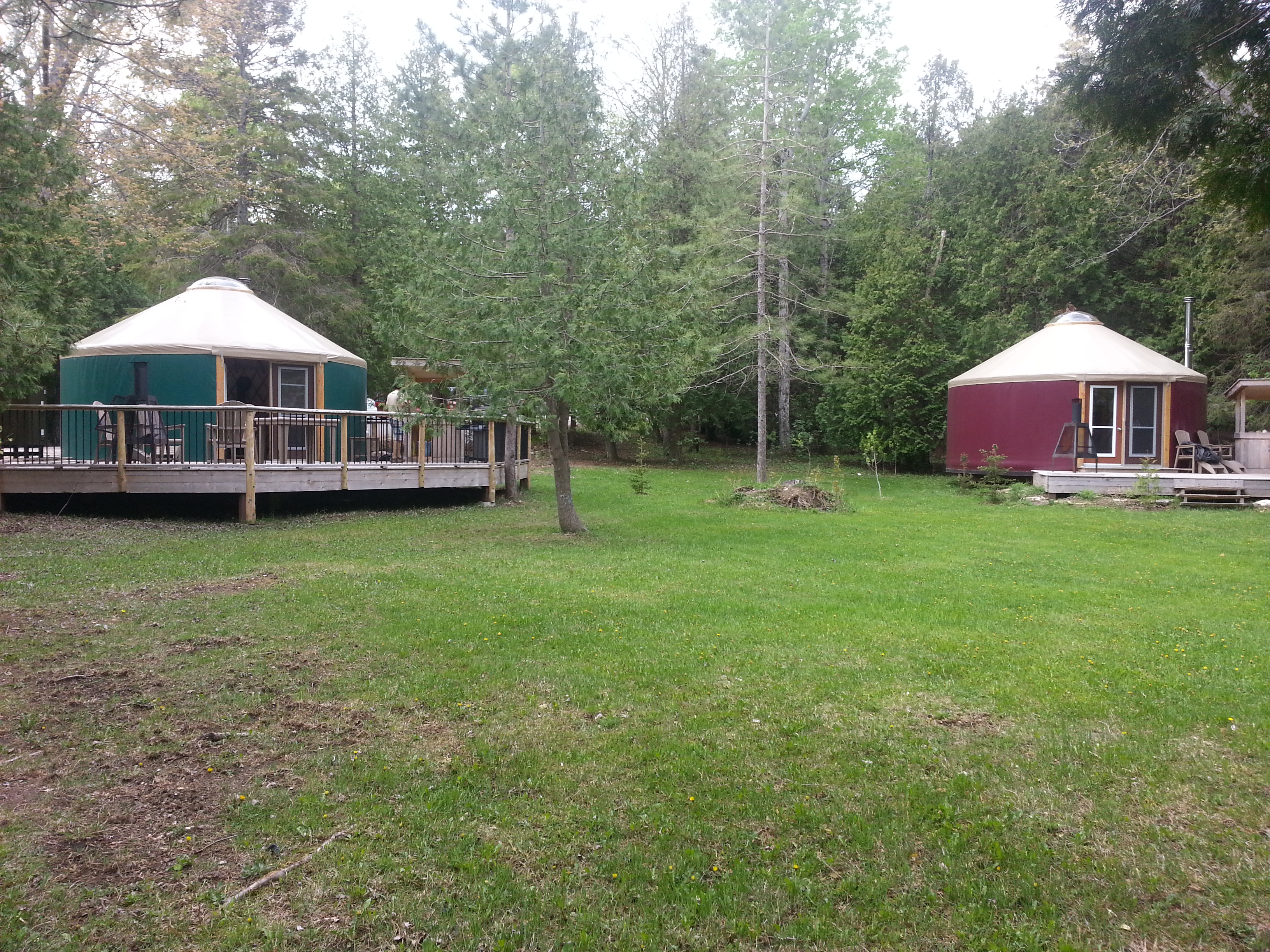 Cyprus Lake Yurts, Bruce Peninsula National Park