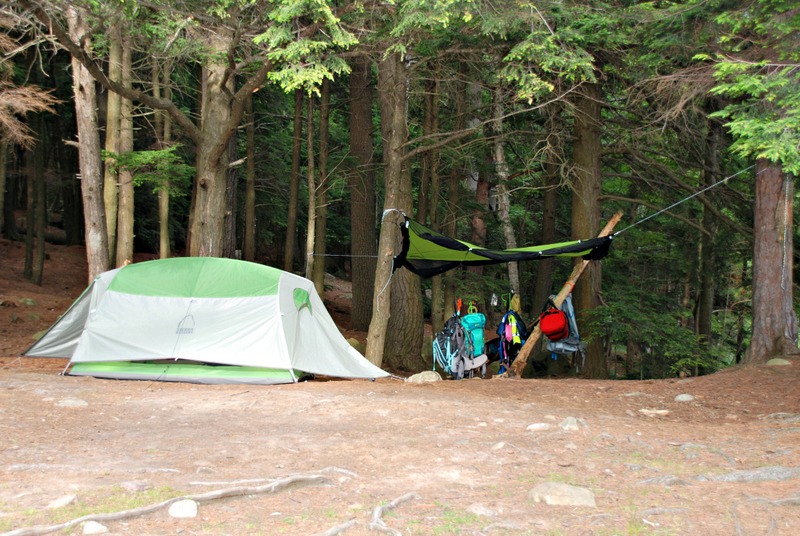 Tent camping at Bon Echo provincial park