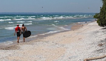 Sandbanks provincial park beach