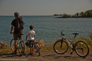 Bike ride to Silver Islet - Sleeping Giant Provincial Park
