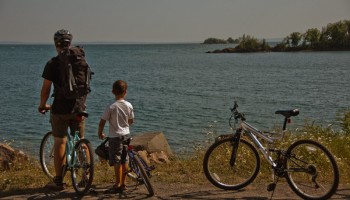 Bike ride to Silver Islet - Sleeping Giant Provincial Park