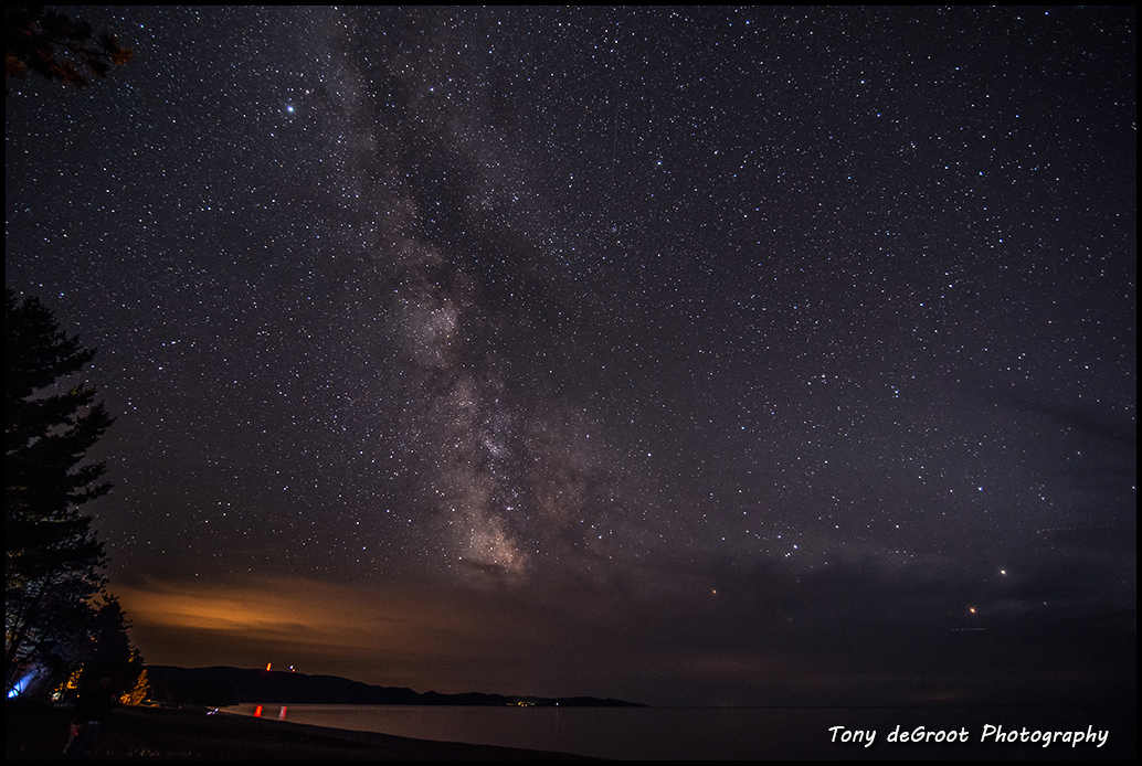 The Milky Way at Agawa Bay - Lake Superior provincial park