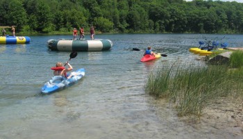 Paddle Boats at Logoland waterpark