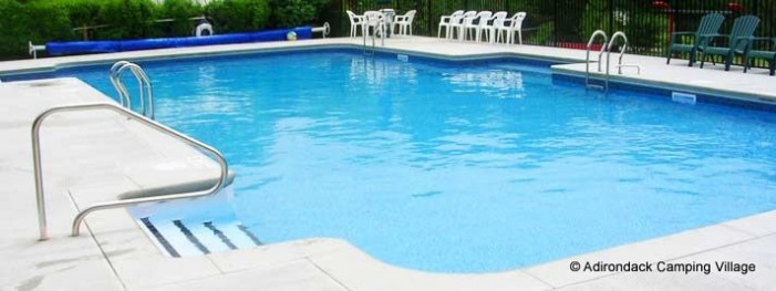 Swimming Pool at Adirondack Camping Village