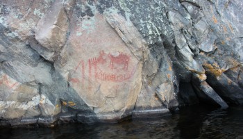 Pictographs at Bon Echo