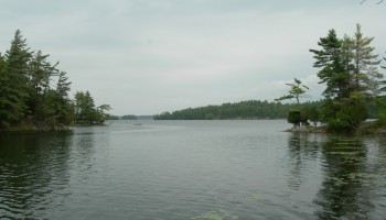 View of Charleston Lake from Slim Bay Bridge