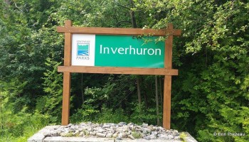 Inverhuron Provincial Park Entrance