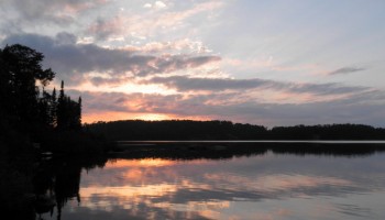 Sunset on French Lake