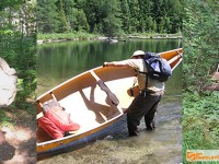 Backcountry canoe camping Algonquin