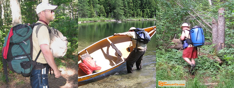 Backcountry canoe camping Algonquin