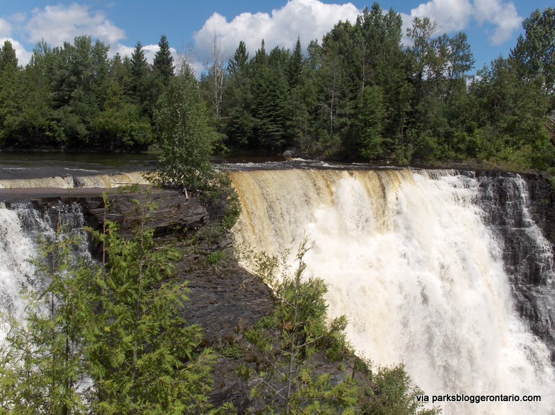 According to legend, the falls sometimes reveal the figure of an Ojibway princess who sacrificed herself at Kakabeka