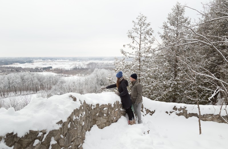 rattlesnake point conservation winter lookout