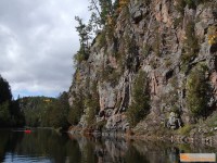 The cliff faces are even more impressive when viewed from river level