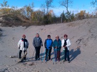 Nordic Walking at Sandbanks Dunes Trail - Sandbanks Provincial Park