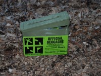 Geocache container