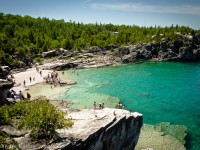 bruce peninsula national park rocky swimming area