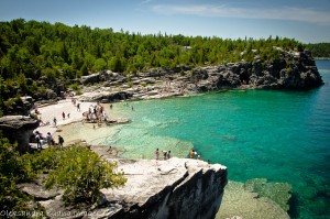 Bruce Peninsula National Park, one of the five National Parks operated by Parks Canada in Ontario