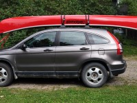 Our canoe travels well on our vehicle