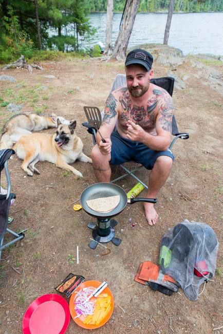 quesadilla - backcountry camping recipies