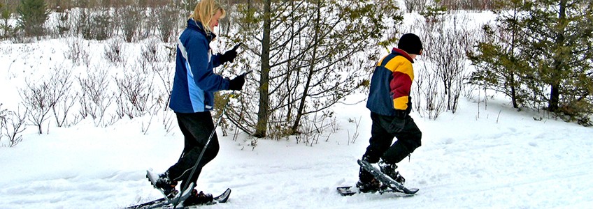 Albion Hills Snowshoeing