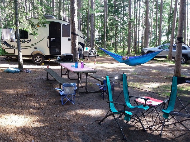 Campsite at Agawa Bay Campround_LakeSuperior PP