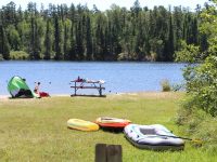 Beach on Dogtooth Lake_Rushing River Provincial Park