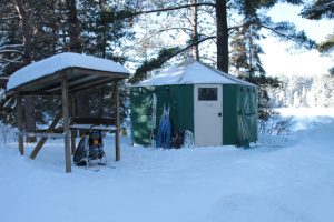 Algonquin Mew Lake Winter Yurt