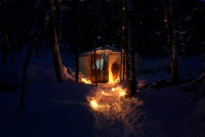 Atelier Arboreal Winter Yurt