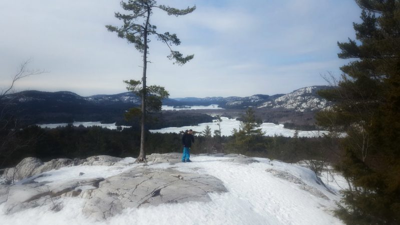 "The Crack" trail, Killarney - Winter hiking