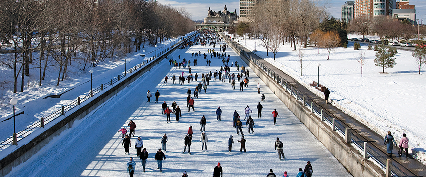 Rideau Canal Skateway Winterlude Ottawa