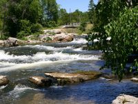 Sauble Falls from the viewing area